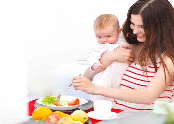 رژیم غذایی در دوران شیردهی